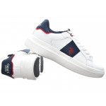4snk U.S POLO ASSN JEWEL008-DBL03 sneaker White/Navy/Red